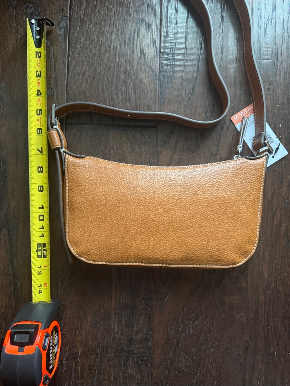 Vera Bradley Pebbled Crossbody Bag in Vegan Leather in Roasted Pecan - Picture 8 of 8